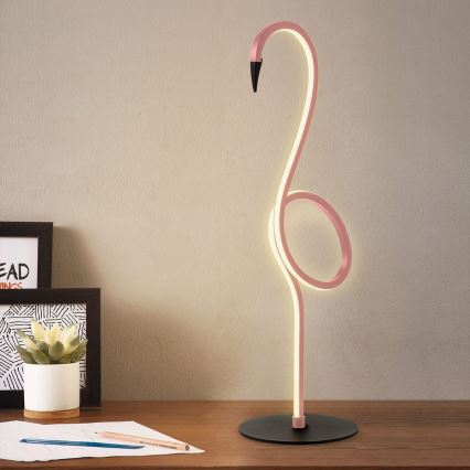 Elstead - LED Stolní lampa FLAMINGO LED/6W/230V 3000K růžová
